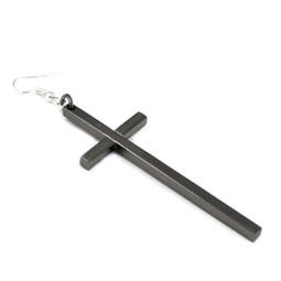 Örhängen - Amaze Cross Earring Black