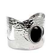 Rea - Blaze Black Bracelet Silver