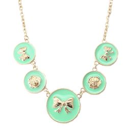Halsband - Bow Mint Chain Necklace