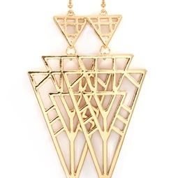 Örhängen - Geometric Shape Earring Gold