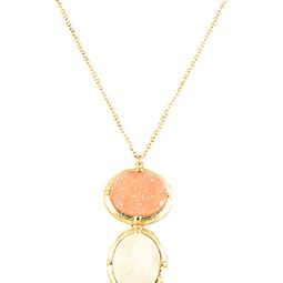 Halsband - Glimmer Coral Gold Necklace