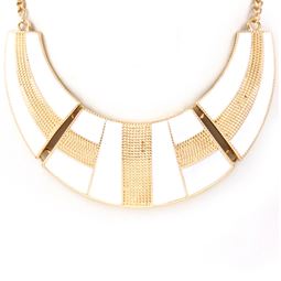Halsband - Control White Collar Necklace