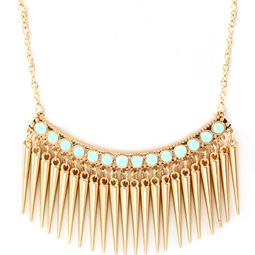 Halsband - Gold Mint Spike Necklace