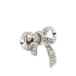 Ringar - Glitter Bow Ring Silver