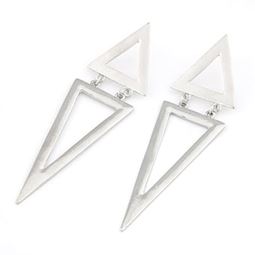 Örhängen - Geometric Triangle Earring Silver