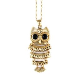 Halsband - Gold Owl Chain Necklace