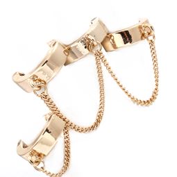 Ringar - Chain It Connected Rings Gold