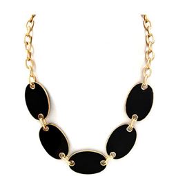 Halsband - Brick Gold black Necklace