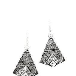 Örhängen - Aztek Three Pyramid Silver