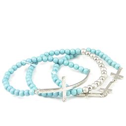 Armband - Cross Ready Turquoise/Silver