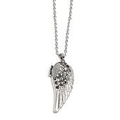 Halsband - Deep Wing Silver Necklace