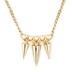 Halsband - Spike Rivet Gold Necklace