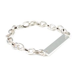 Armband - Lace Brick Silver Bracelet