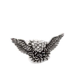 Ringar - Heart and Wings Silver Ring