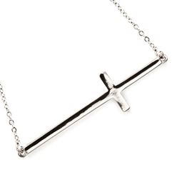 Halsband - Simply Cross Silver Necklace