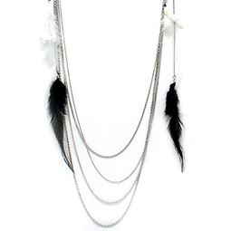 Halsband - Halsband B&W Feathers