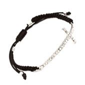 Armband - Lea Silver Black Bracelet