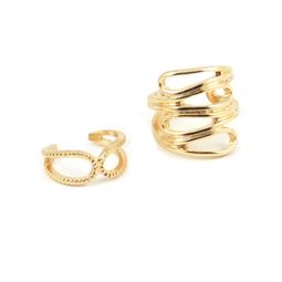 Ringar - Ornament Gold Ring Set
